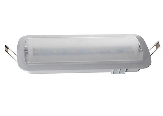 Het plafond In een nis gezette Werkings op batterijen van de LEIDENE Berijpte Licht Dekkingsnoodsituatie
