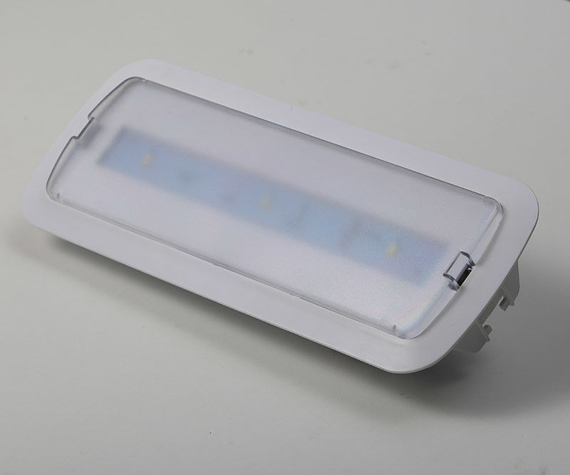 200lm commercieel LED-accu-operatie ingedrukt plafond noodlicht met batterij back-up 6pcs SMD 5730 L116N-B1