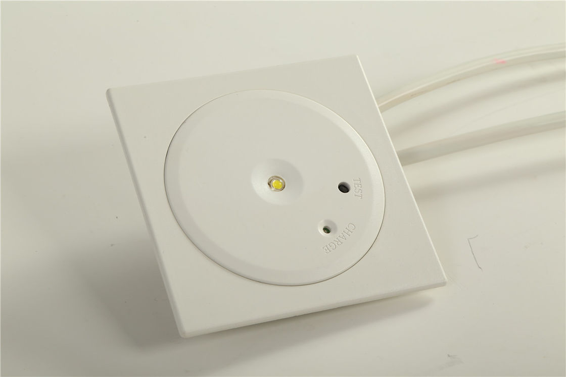 CE-goedgekeurde LED-afvallicht voor brandgevaar met 1 Watt SMD-witte LED en Ni-Cd-batterij