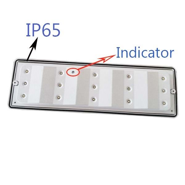 Wandmontage Waterdichte Noodverlichtingsarmatuur LED Natte Locatie Buiten IP65 L102M