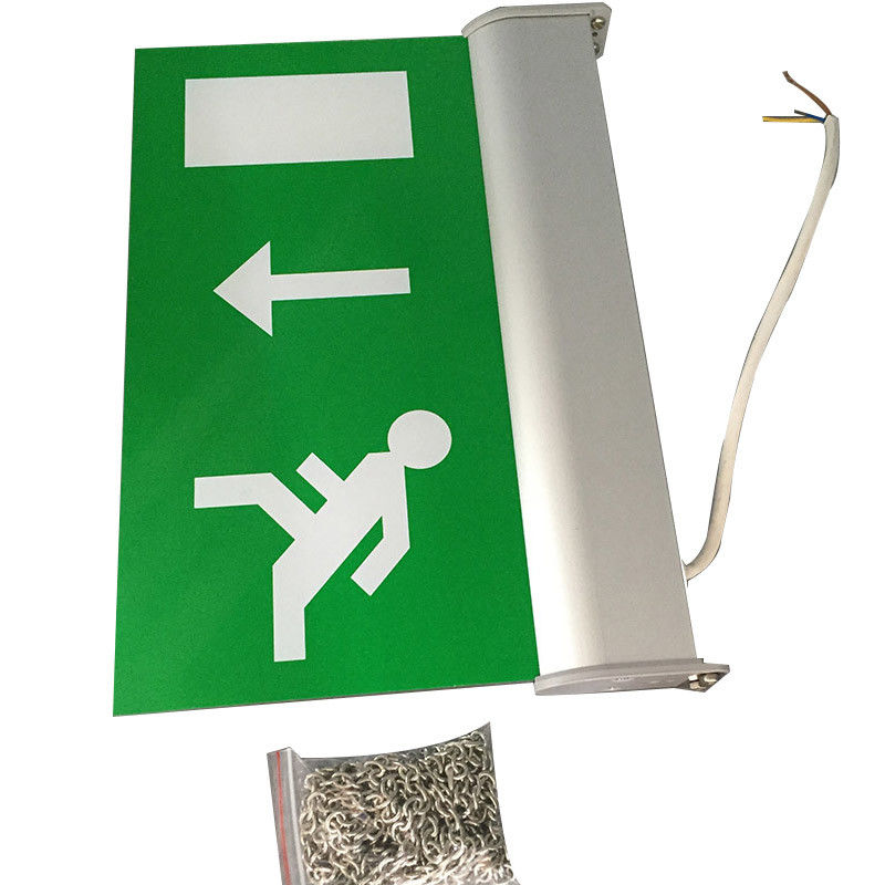 Wandmontage LED Verlicht Nooduitgangsbord Dubbelzijdig Ni-Cd Batterij DSL015AM