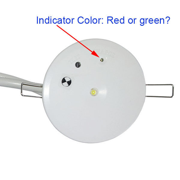 Plafond ingebed 3 Watt SMD LED oplaadbaar noodlicht met batterij back-up voor winkelcentrum
