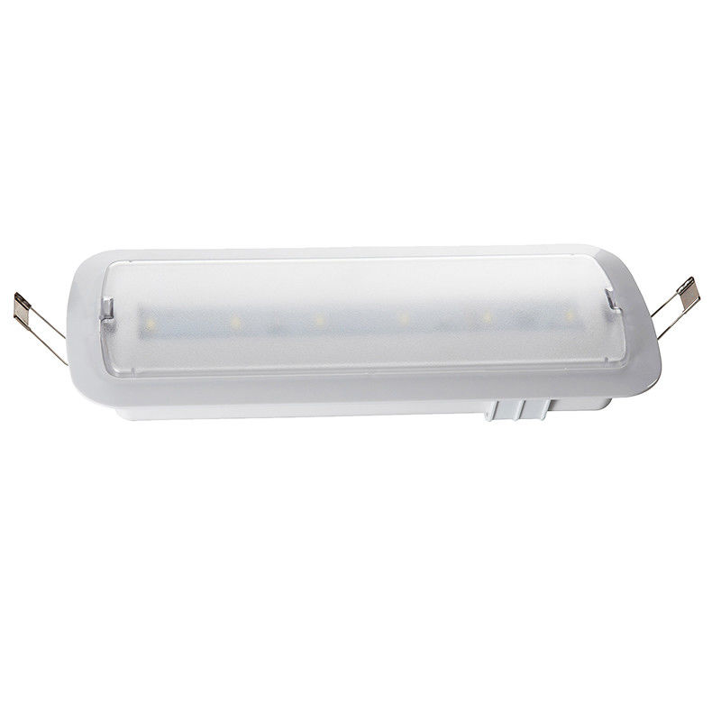 300lm commercieel plafond ingedrukt LED noodlicht met batterij back-up IP20 220V 10pcs SMD 5730 L116N-B1