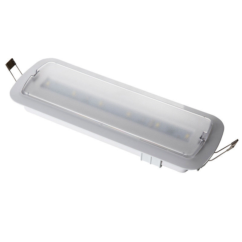 300lm commercieel plafond ingedrukt LED noodlicht met batterij back-up IP20 220V 10pcs SMD 5730 L116N-B1