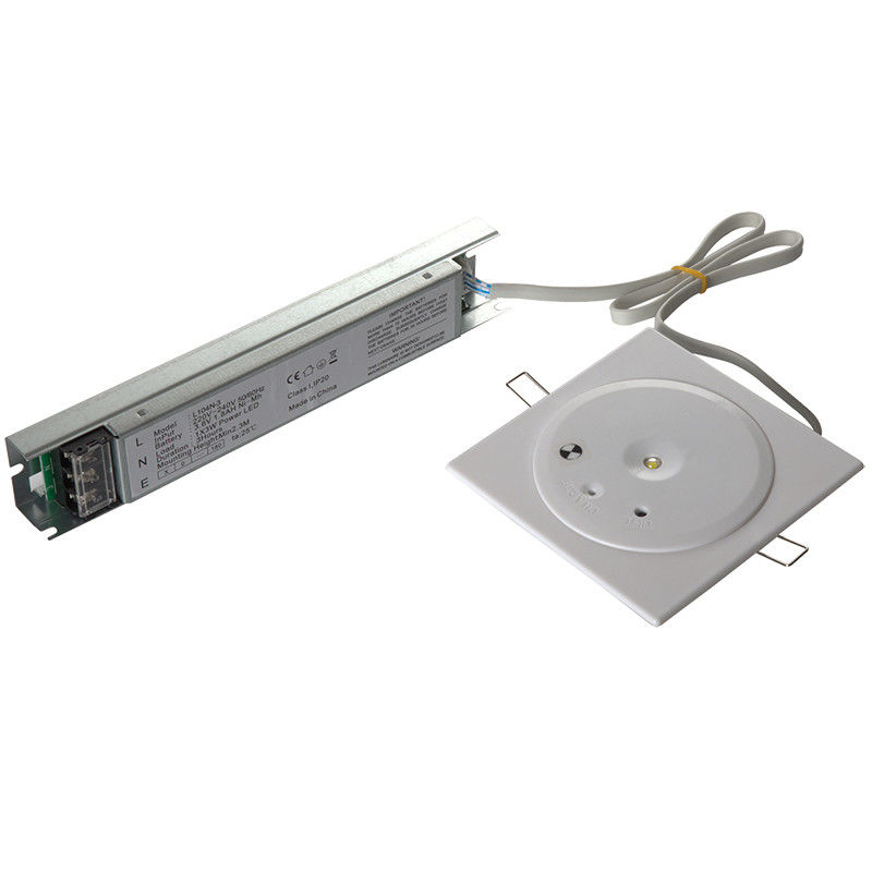 IP20 Plafond LED Noodverlichting Downlight 1W SMD Ni-Cd Batterij 3 Uur EL104N-1