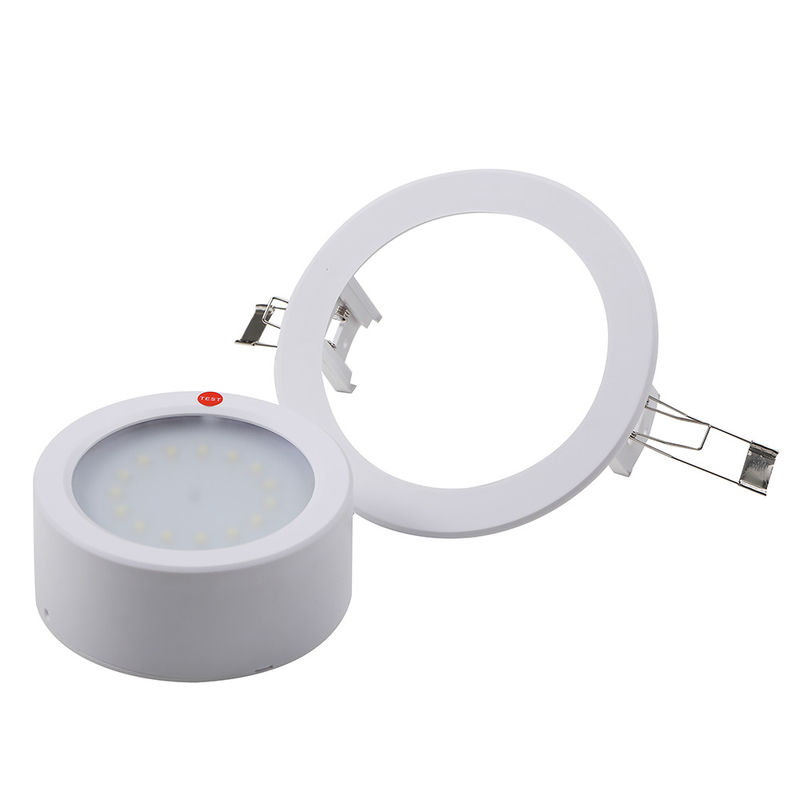 Commerciële LED plafond ingebouwde 3W noodlicht ABS casing 60Hz 5pcs SMD Ni-Cd batterij L128N