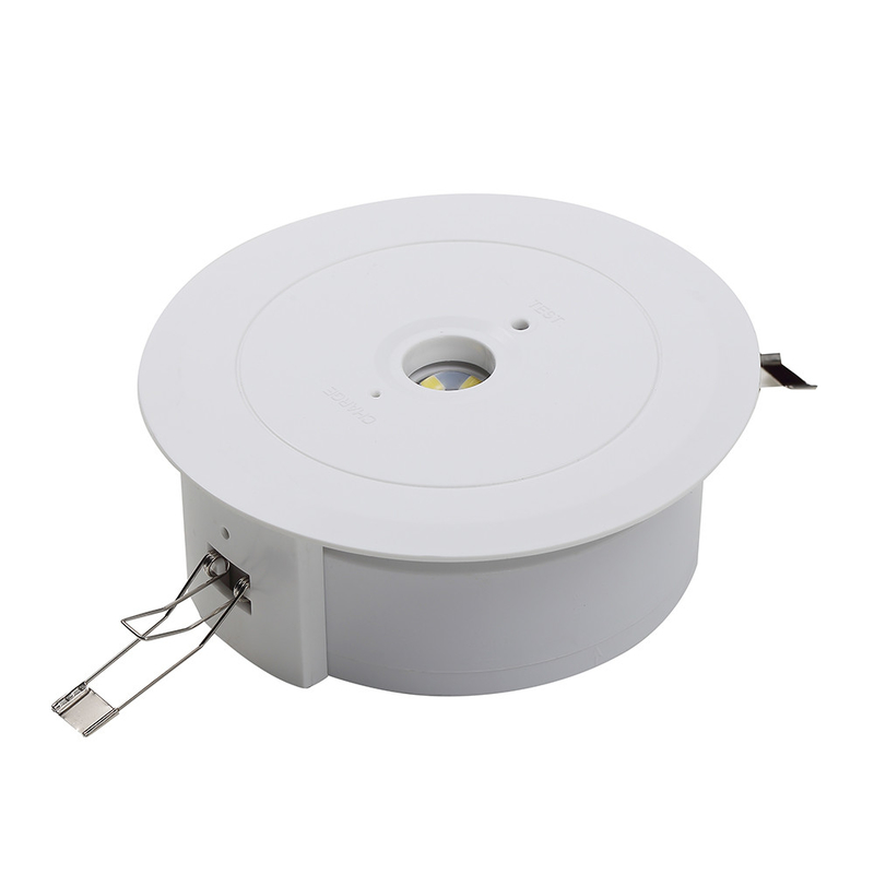 -10 °C tot 55 °C plafond noodlicht met 3 uur noodduur en 600 mAh batterijcapaciteit