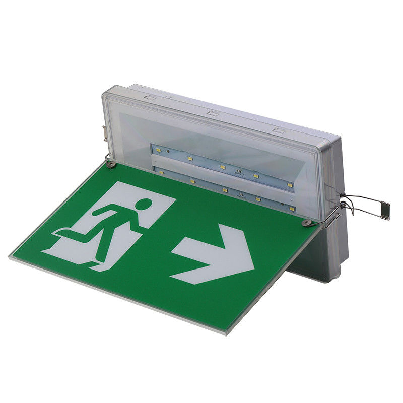 Uitgangssymbool LED 5W waterdicht noodlicht IP65 220V 240V Ni Cd batterij Verlichting L212N