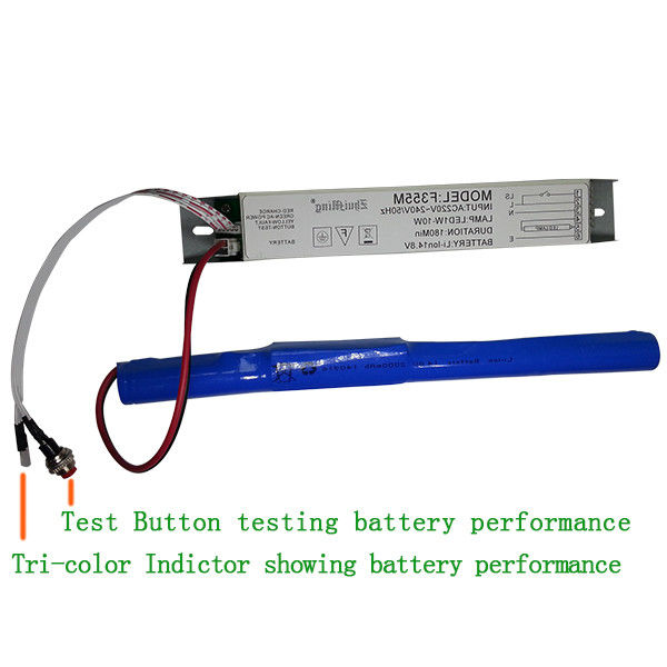 Li-Ion Batterij Aangedreven LED Noodstroomvoorziening 1-10W LED Verlichting Lichtgewicht F355M