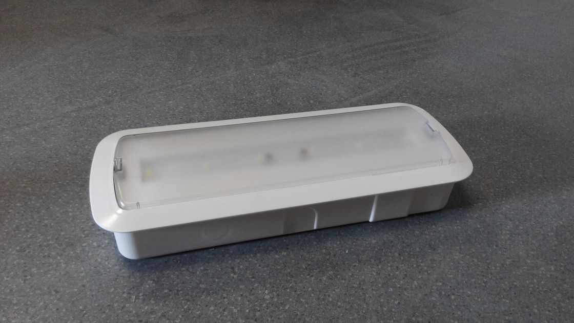 Batterijgevoede SMD LED Wandinbouw Noodverlichting met Batterijback-up Industriële Brandwerende ABS L116M-C