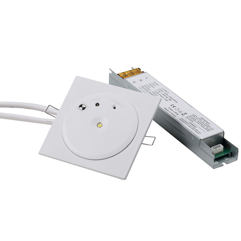 CE-goedgekeurde LED-afvallicht voor brandgevaar met 1 Watt SMD-witte LED en Ni-Cd-batterij