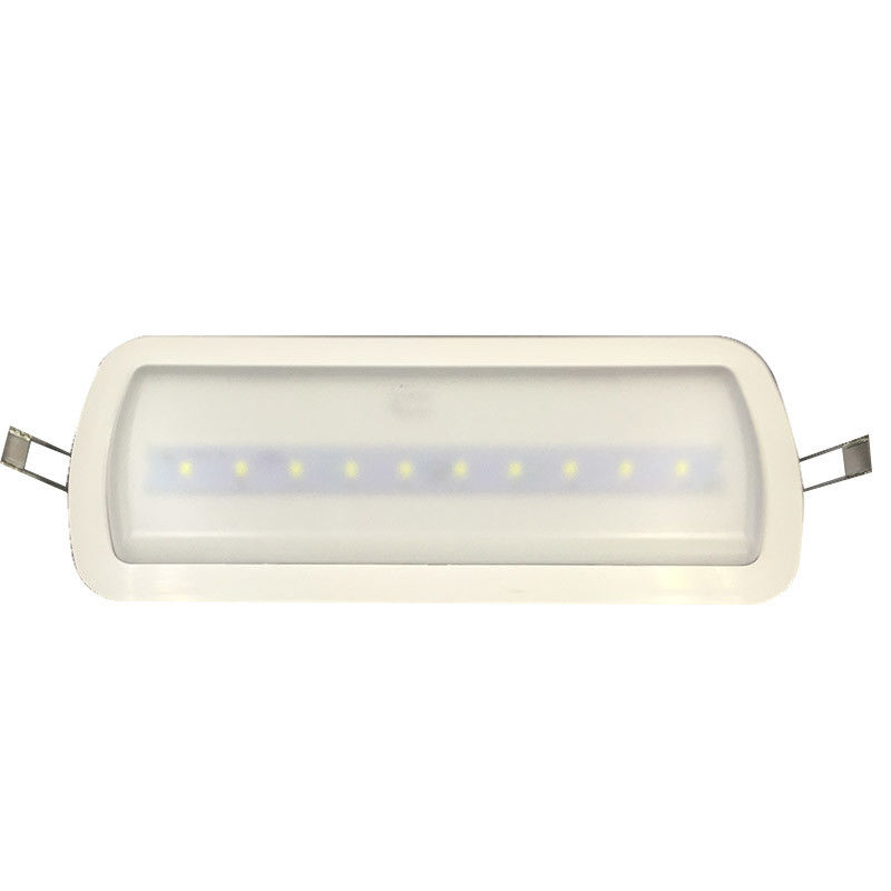 3 uur autonomie Li-Ion batterij-aangedreven brandwerende ABS commerciële verzonken LED plafond noodverlichting met batterij back-up L119N-B