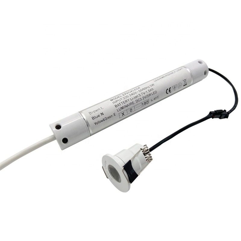 Zelf-test LED noodspot met batterijback-up brandwerend IP20 oplaadbaar L124N