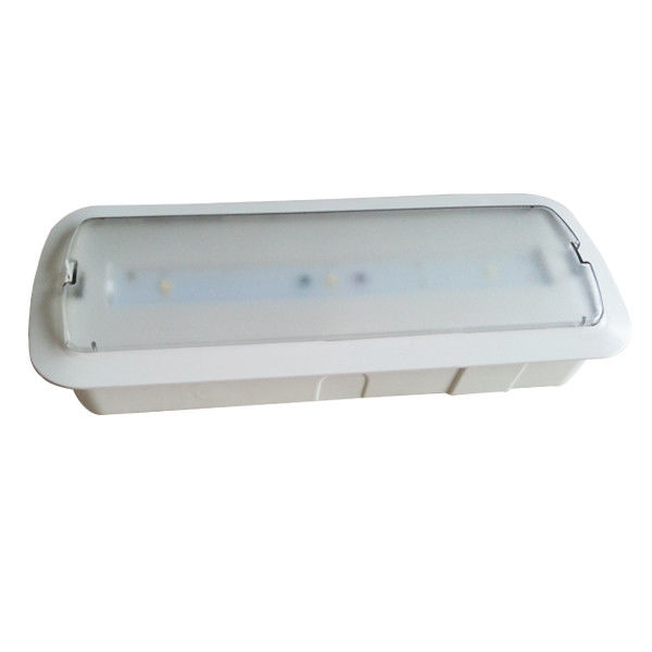Industriële wand ingespannen LED noodlicht met batterij back-up brandvertrager ABS behuizing L116M-C