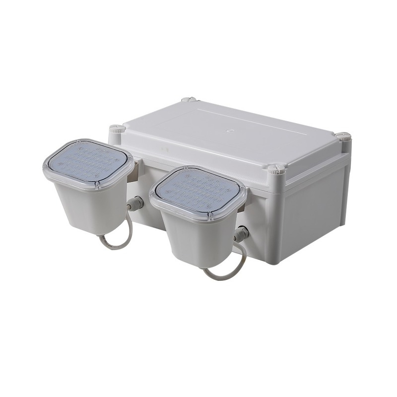 Hoge Lumen 2x6W LED Twin Spot Noodverlichting 3 Jaar Garantie 50000 Uur Levensduur
