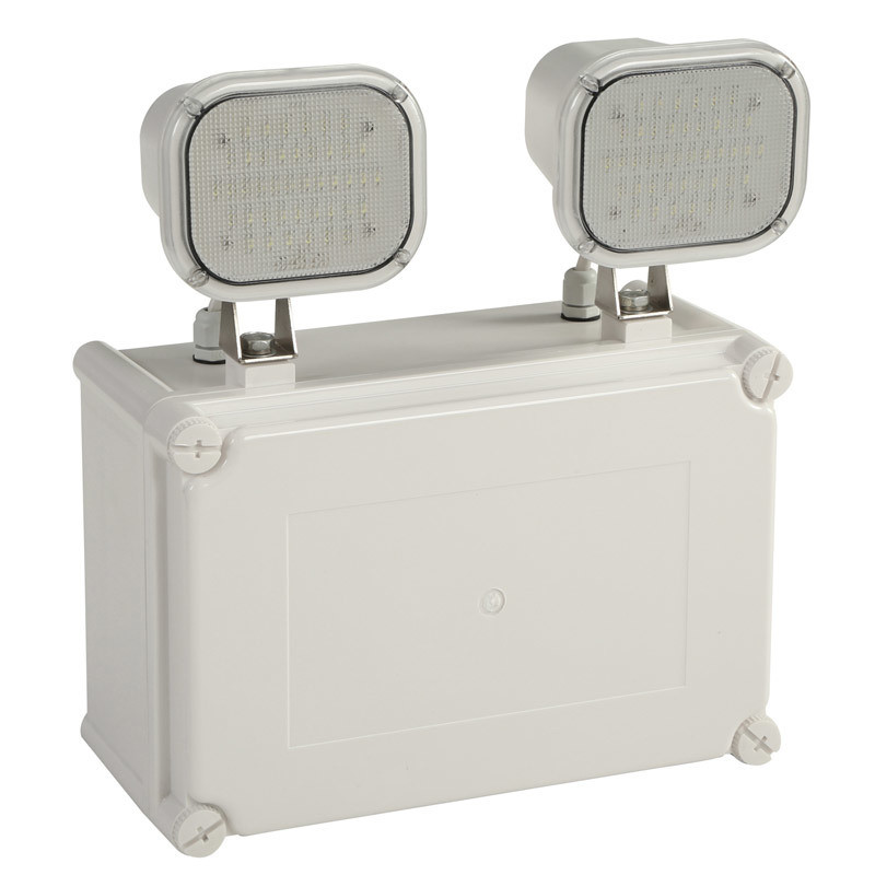 12W LED Twin Spot noodlicht IP65 waterdicht 6500K koud wit 3 uur Duur