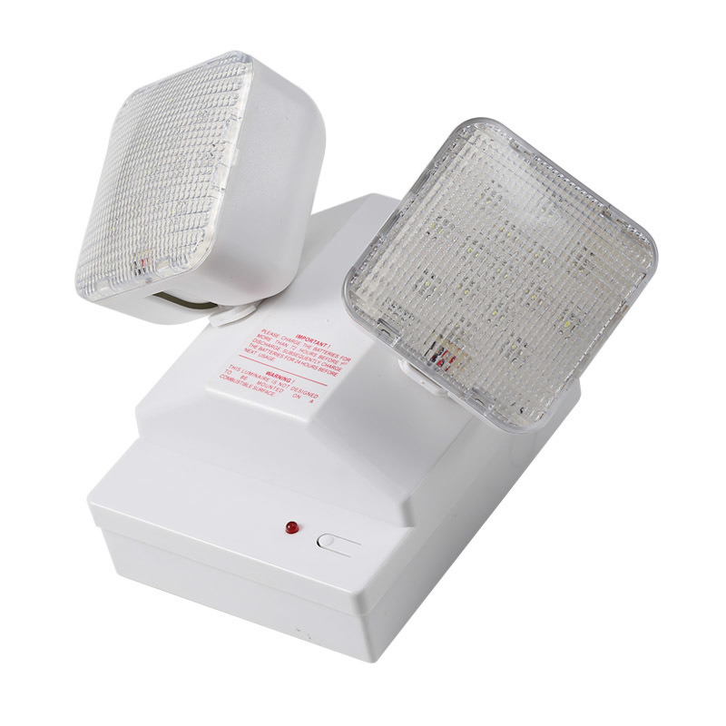 6W Twin Spot LED Noodverlichting 6500K 3.6V 3.0Ah Ni-Cd Batterij PC Behuizing IP20