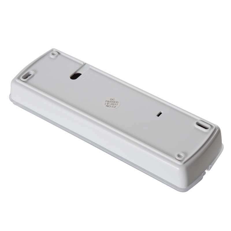 220V op het oppervlak gemonteerde LED-oplaadbare noodlamp met 3 uur back-up en plastic constructie