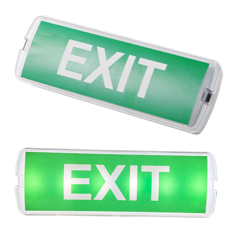 Permanente Plastic Batterij Back-up Nood Oplaadbare Wandmontage LED Lamp 3 Uur Back-up Ni-Cd IP20