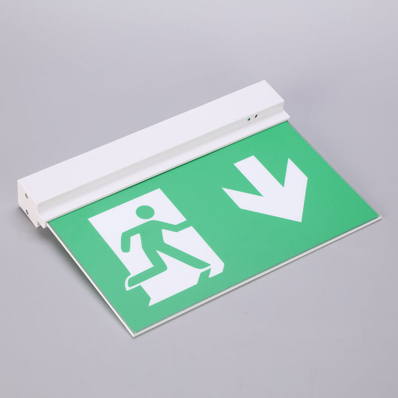Dubbelzijdig LED-uitgangstekens voor noodgevallen 3 uur back-up IP20 3 jaar garantie
