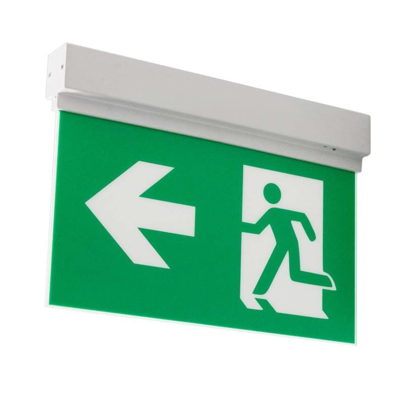 Oplaadbare Li-Ion batterij LED nooduitgang 3 uur back-up muur gemonteerd SL030AM