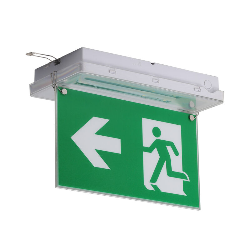 Plafondvergrendelde nooduitgangstekens met Ni-Cd-batterij IP65 en 5730 SMD LED