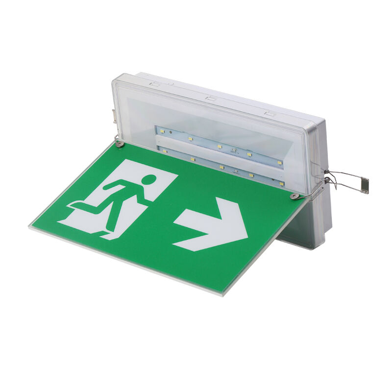 Plafondvergrendelde nooduitgangstekens met Ni-Cd-batterij IP65 en 5730 SMD LED