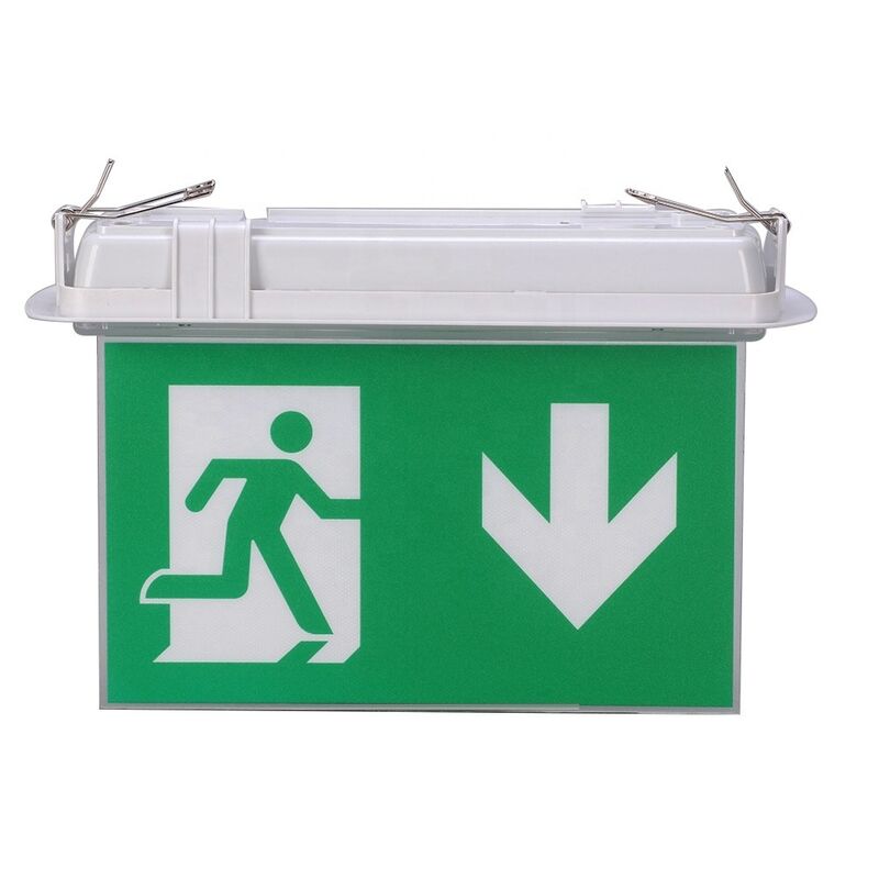 Dubbelzijdig uitgangsbord Ni-Cd-batterij 6 stuks SMD 5730 LED-noodverlichting 3 jaar garantie