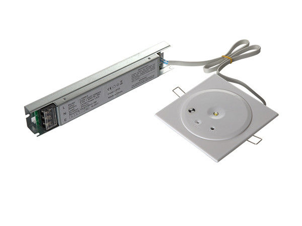 Energiebesparende IP20 commercieel plafond noodgeval met batterij back-up LED downlight 3W SMD Wit Ni-Mh batterij