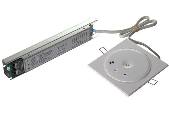 3W commerciële IP20 LED niet onderhouden ingedeelde noodverlichting met batterij back-up plafond downlight 3 uur