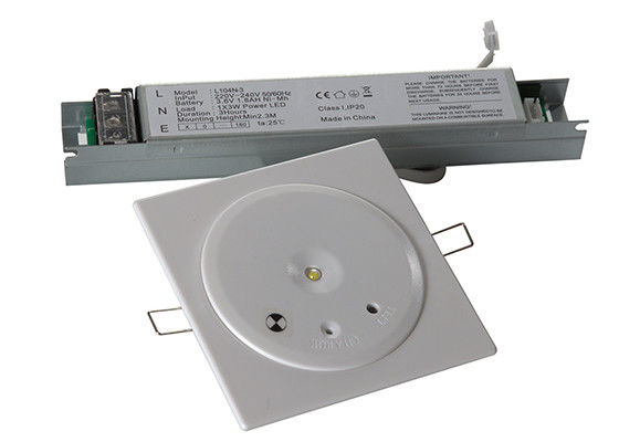 1W Ni-Cd plafond LED noodlicht accu 1.0Ah IP20 EL104N-1