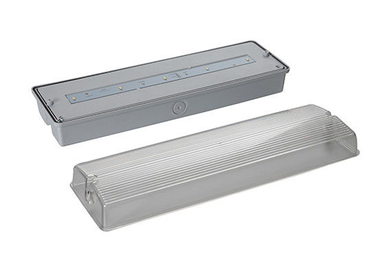 220V LED nooduitgang met 3 uur werking, brandwerende ABS-hulling en nikkel-cadmiumbatterie