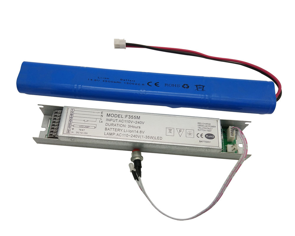 Oplaadbare Noodombouwkit Li-Ion Batterij 1-45W LED Verlichting 3 Uur F355M