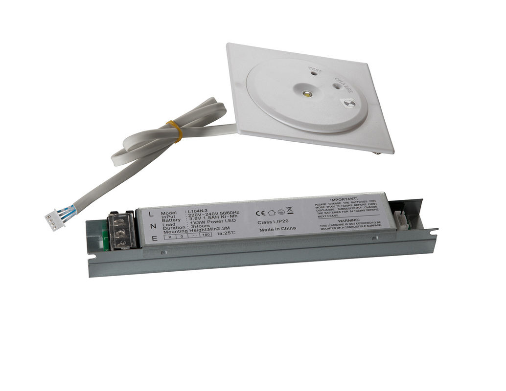 Niet onderhoudbaar IP20 LED-geïsoleerd noodlicht Branduitgang 220V L104N-3
