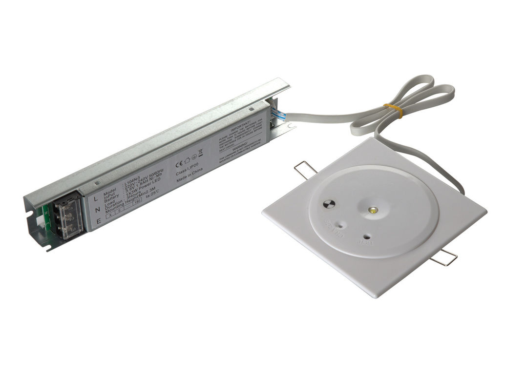 Niet onderhoudbaar IP20 LED-geïsoleerd noodlicht Branduitgang 220V L104N-3