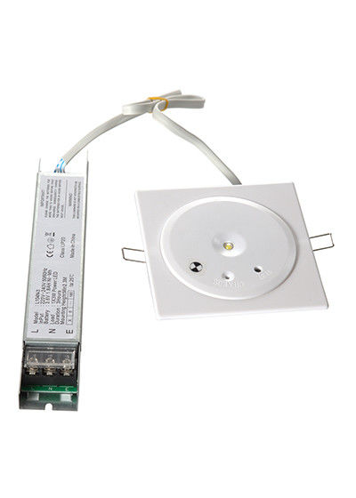 CE-goedgekeurde LED-afvallicht voor brandgevaar met 1 Watt SMD-witte LED en Ni-Cd-batterij