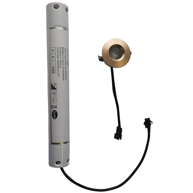 Aluminium behuizing 3W LED oplaadbare noodverlichting met batterij back-up IP20 Hoge helderheid L124N