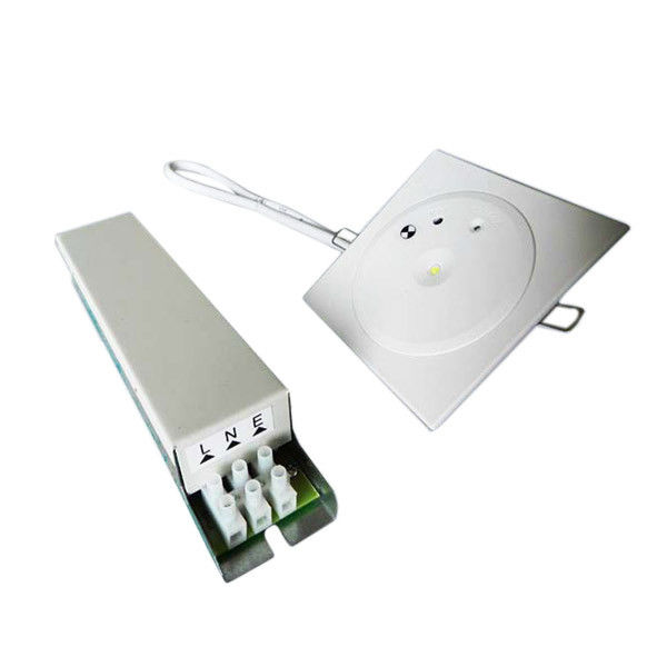 Niet onderhouden 3W plafond ingedrukt noodlicht met batterij back-up LED nood downlight 3 uur