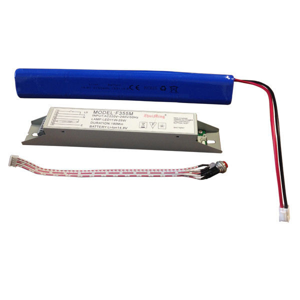 Batterijgevoede Noodverlichting Voeding met Li-ion Batterij 14.8V 6.0Ah en Zelf-test Functie voor Meer dan 3 Uur Gebruiksduur
