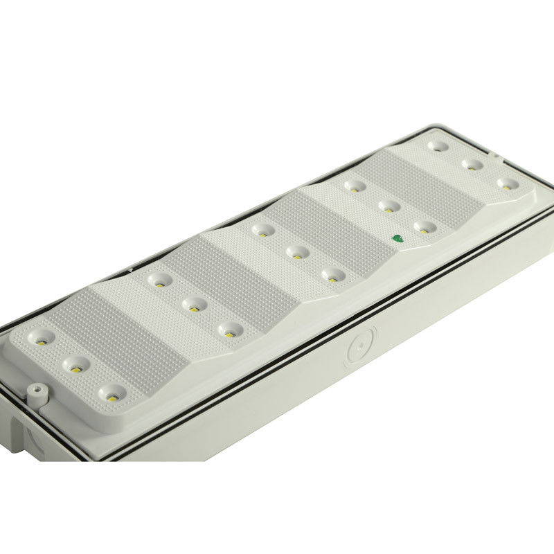 Zelf-test 3 Watt Batterij-gevoede LED Waterdichte Noodverlichting Buiten IP65 Natte Locatie EL015EN