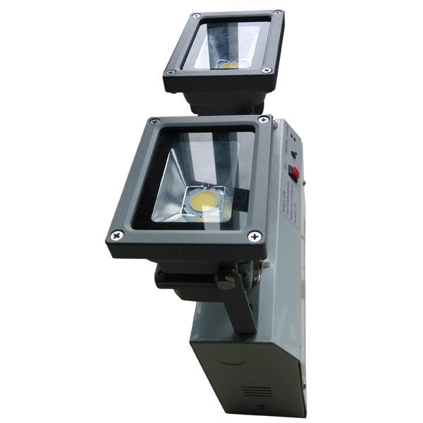 Commerciële gebouwen Zelftest Twin Spot Emergency Light Fixture 2x10W COB LED L109N-2