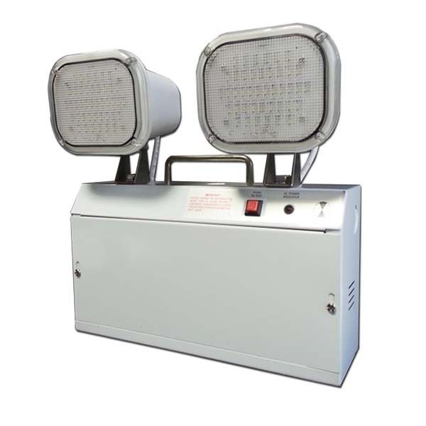 3 Jaar Garantie 220V-240V Noodverlichting met Dubbele Spot, 3 Uur Brandduur en Stalen Behuizing